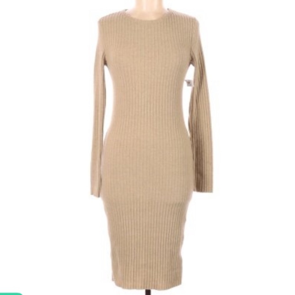 M//C Michelle‎ by Commune Carmine dress NWT Medium Cozy Soft Career Bodycon